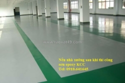 Sơn epoxy kcc et5660 - 2280 grey phủ nhà máy 09641645 huệ