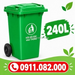 Thùng rác 120l 240l 660l giá rẻ hàng sẵn giao nhanh giá sỉ- lh 0911082000